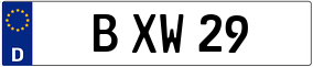 Truck License Plate